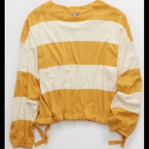 Aerie striped pullover sweater - Picture 4 of 13